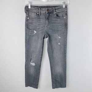H&M Skinny Ankle Cropped Rolled Jeans 26